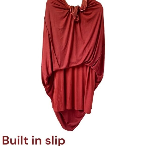 TORRID Plus Size New Red Liquid Knit Holiday Maxi Dress - Picture 11 of 16